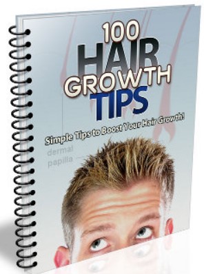 “FREE REPORT: 100 Hair Growth Tips EVERY Balding Person Should Know!”
