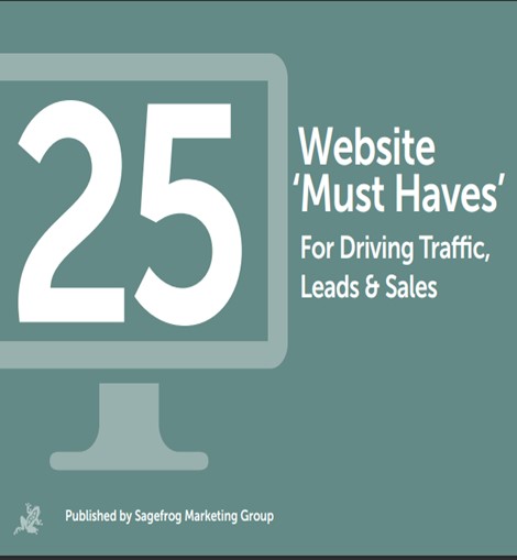 25 Must Haves for Driving Traffic and Leads & Sales